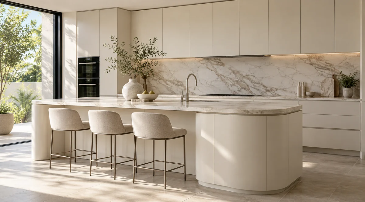 cream — illustrative interior design concept